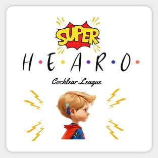 Super Hearo | Cochlear Implant | Hearing Loss | Deaf Sticker